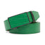Men's Crocodile Embossed Ratchet Belt – Automatic Dress Belt for Business & Casual Wear - Green