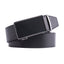 Carbon Fiber Texture Red Teeth Ratchet Buckle Business Belt for Men