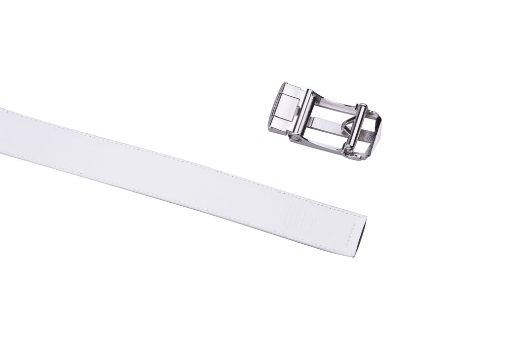 Minimalist Hollow Ratchet Buckle Business Belt for Men