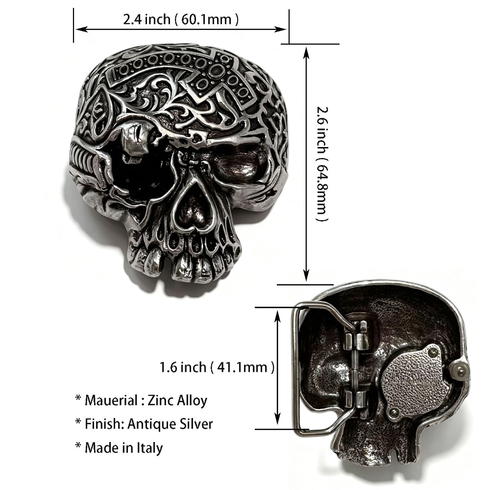 Men's Western Style Belt Buckle – Zinc Alloy Buckle for 1.5" Straps