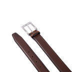 Single Prong Buckle Business Leather Belt for Men