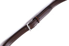 Single Prong Buckle Business Leather Belt for Men
