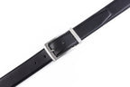 Reversible Color-Changing Rotating Pin Buckle Pebbled Grain PU Men's Belt