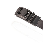 Men's Reversible Golf Belt – Two-Tone Leather Belt with Magnetic Ball Markers
