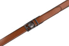 Men's Reversible Golf Belt – Two-Tone Leather Belt with Magnetic Ball Markers