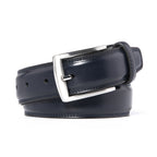 Men's Classic Leather Pin Buckle Belt – Business Casual Everyday Belt