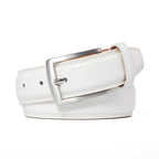 Men's Classic Leather Pin Buckle Belt – Business Casual Everyday Belt