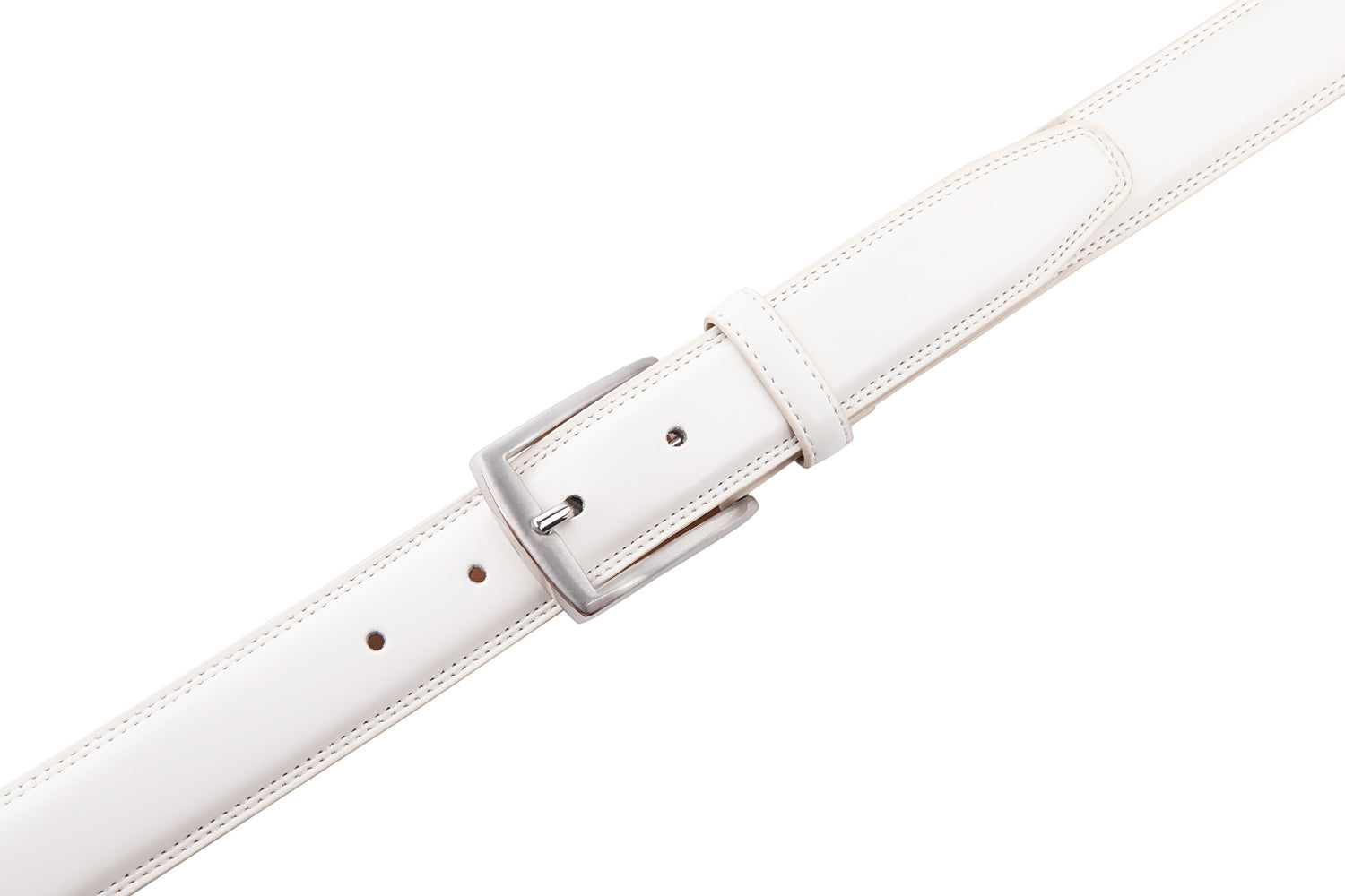 Men's Classic Leather Pin Buckle Belt – Business Casual Everyday Belt