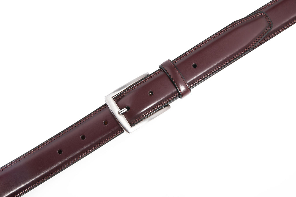 Men's Classic Leather Pin Buckle Belt – Business Casual Everyday Belt