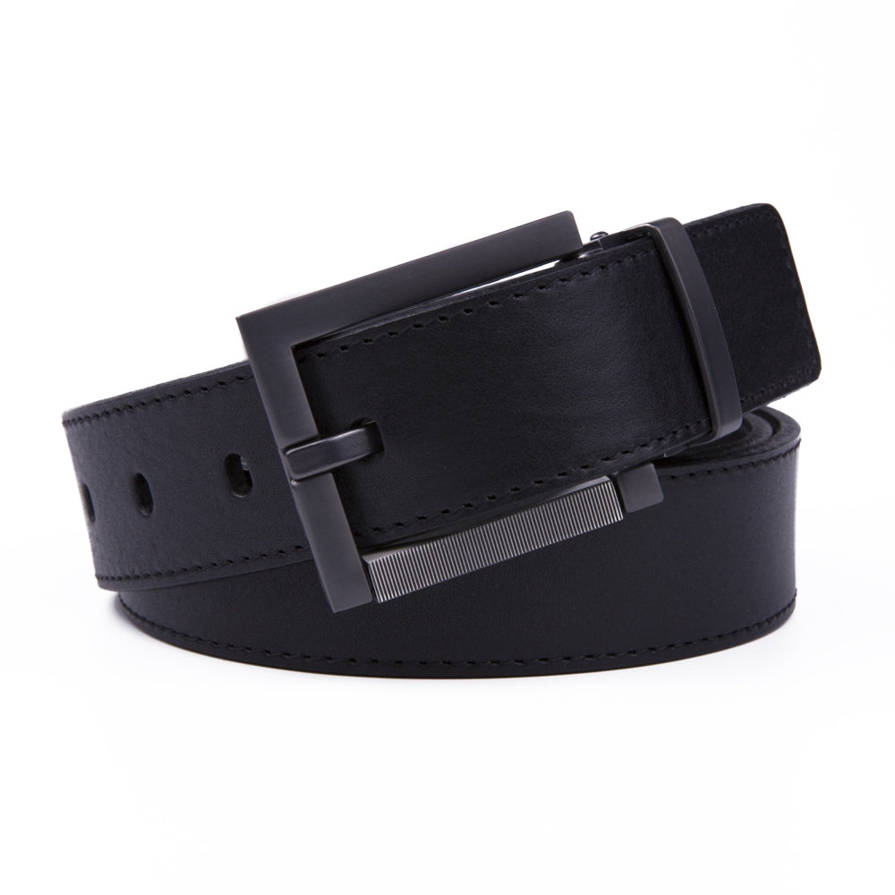 Men's Full Grain Genuine Leather Belt Dress Casual Belts for Men