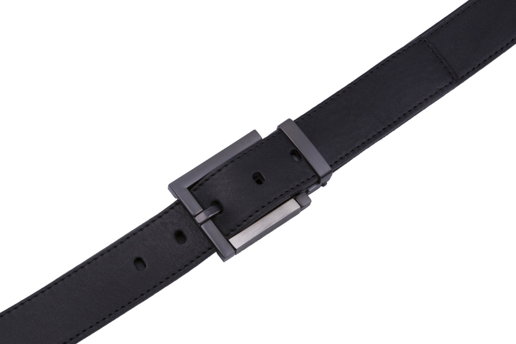 Men's Full Grain Genuine Leather Belt Dress Casual Belts for Men