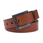 Men's Full Grain Genuine Leather Belt Dress Casual Belts for Men