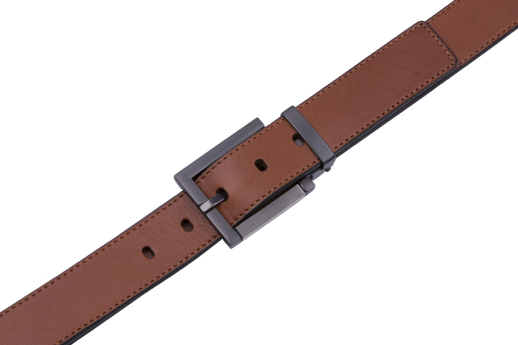 Men's Full Grain Genuine Leather Belt Dress Casual Belts for Men