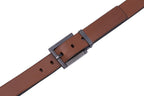 Men's Full Grain Genuine Leather Belt Dress Casual Belts for Men