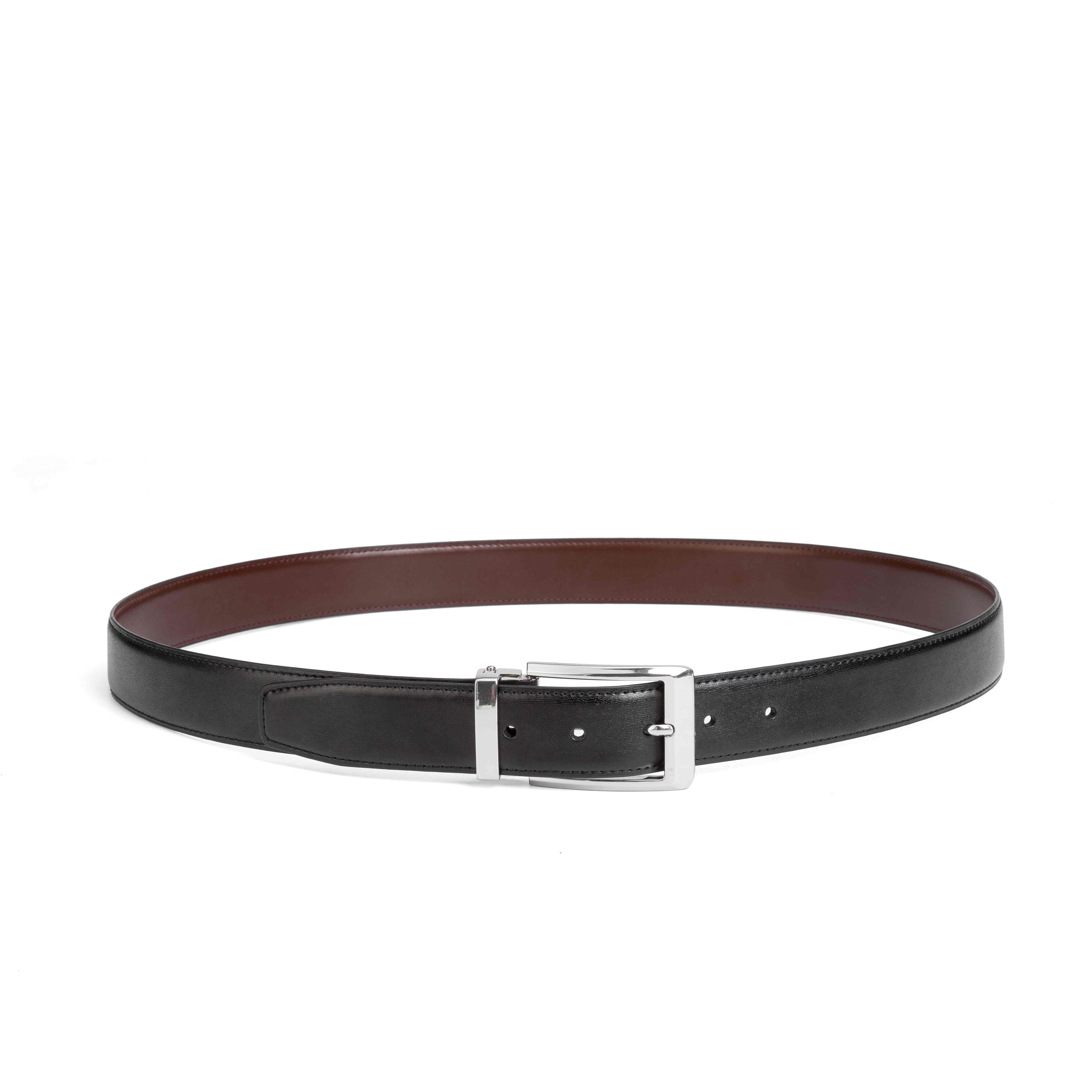Single Prong Buckle Leather Men's Belt LA1180 Main image