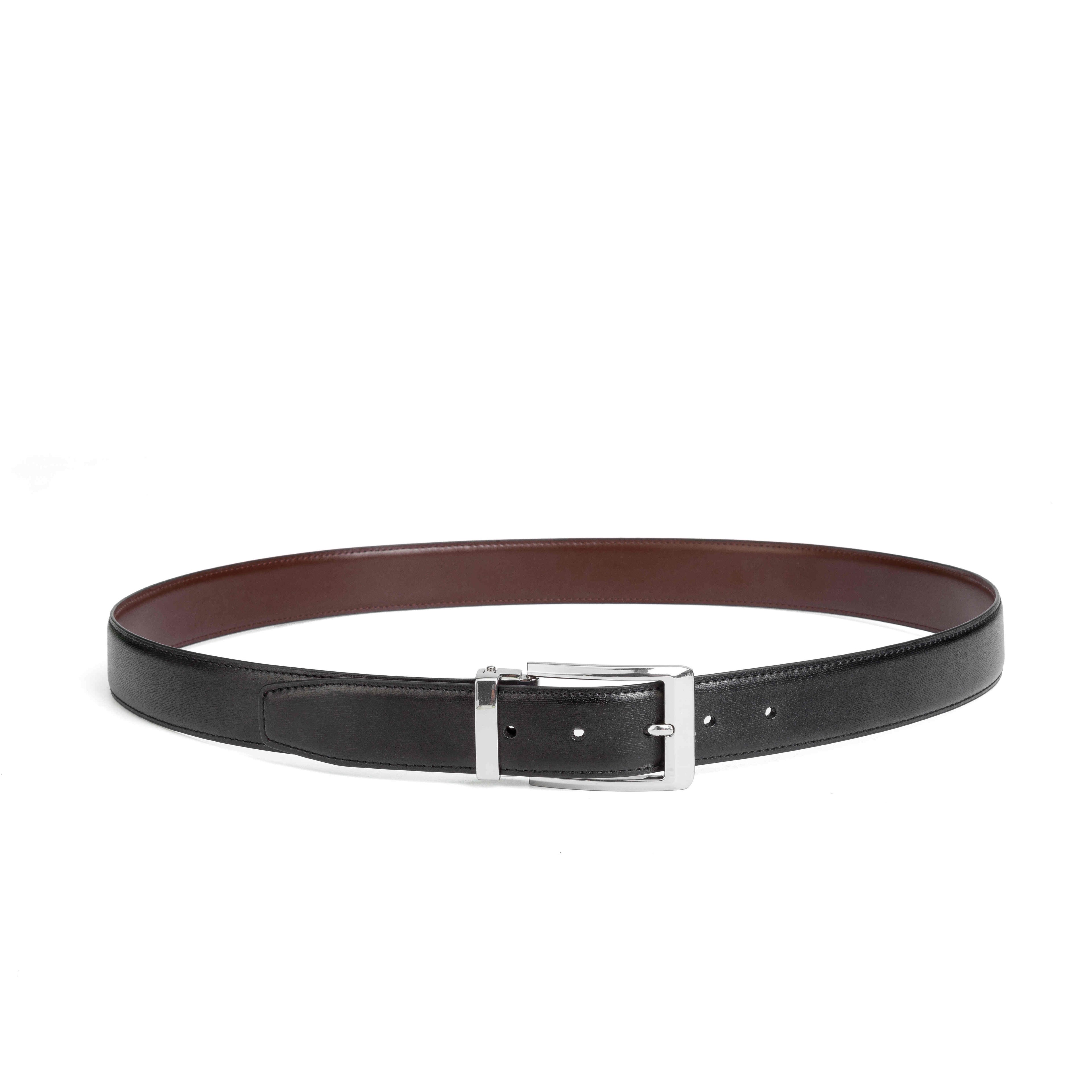 Single Prong Buckle Leather Men's Belt LA1180