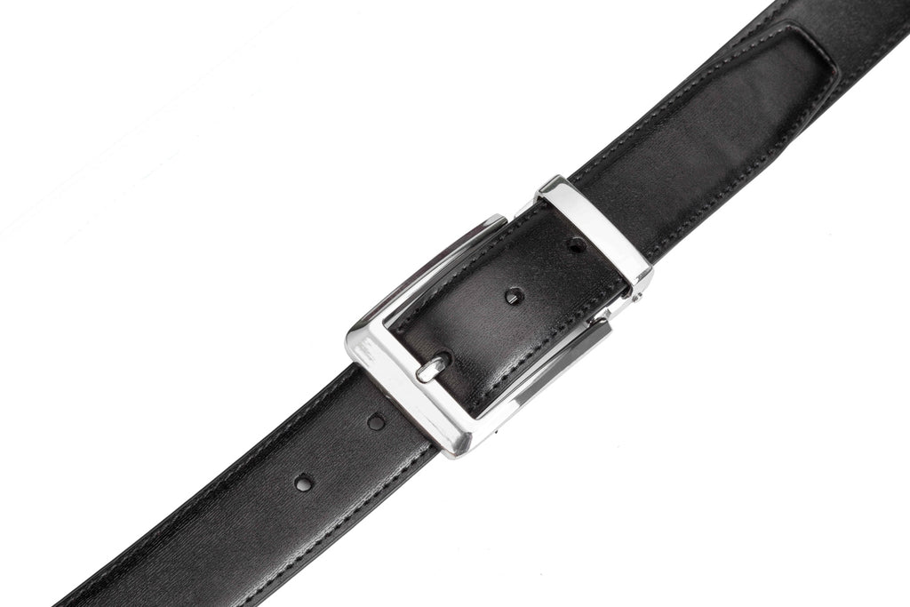 Single Prong Buckle Leather Men's Belt LA1180