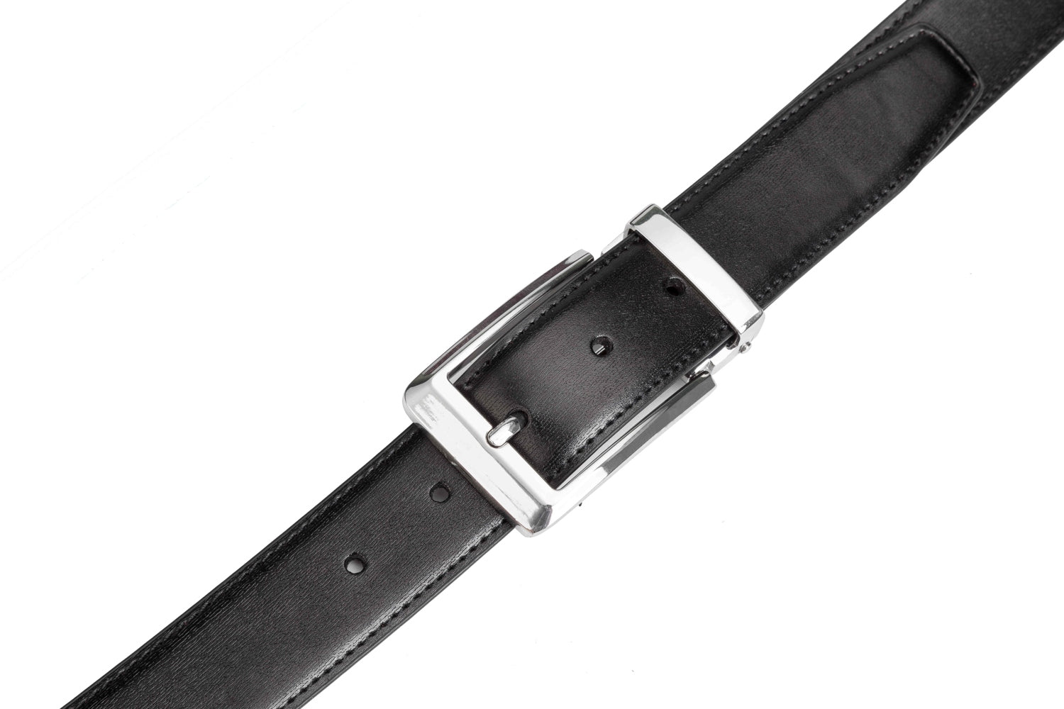 Single Prong Buckle Leather Men's Belt LA1180