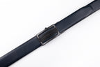 Reversible No-Ratchet Auto-Lock Buckle Business Leather Belt for Men
