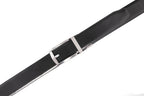 Reversible Gradient Edge No-Tooth Auto-Lock Buckle Men's Belt