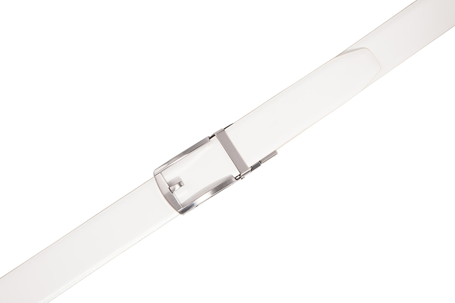 Reversible Gradient Edge No-Tooth Auto-Lock Buckle Men's Belt