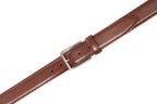 Men's Leather Belt – Classic Pin Buckle Business Casual Belt