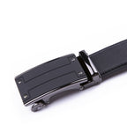 Minimalist Textured Ratchet Buckle Business Belt for Men