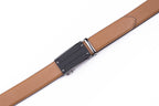 Minimalist Textured Ratchet Buckle Business Belt for Men