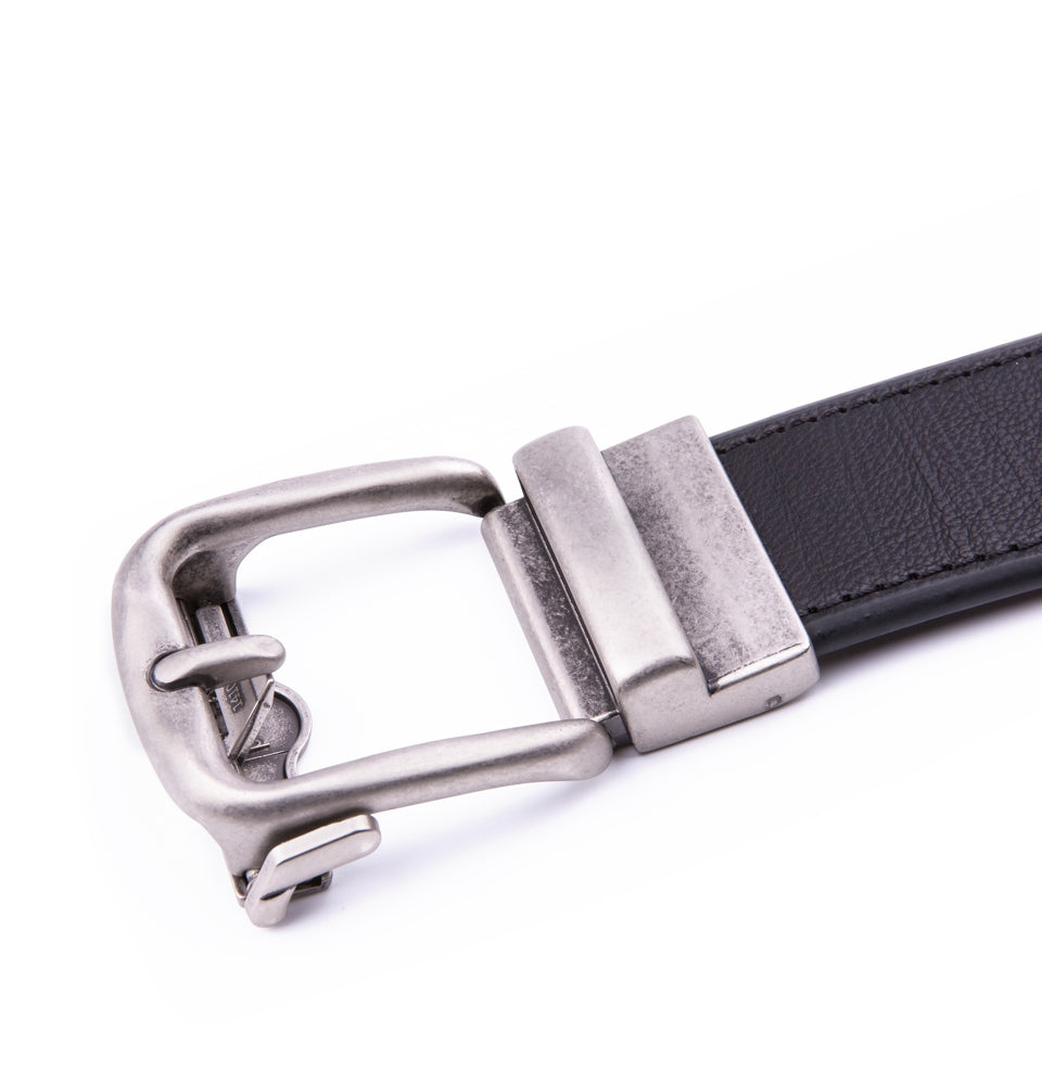 Vintage Pin Buckle Ratchet Teeth Men's Belt