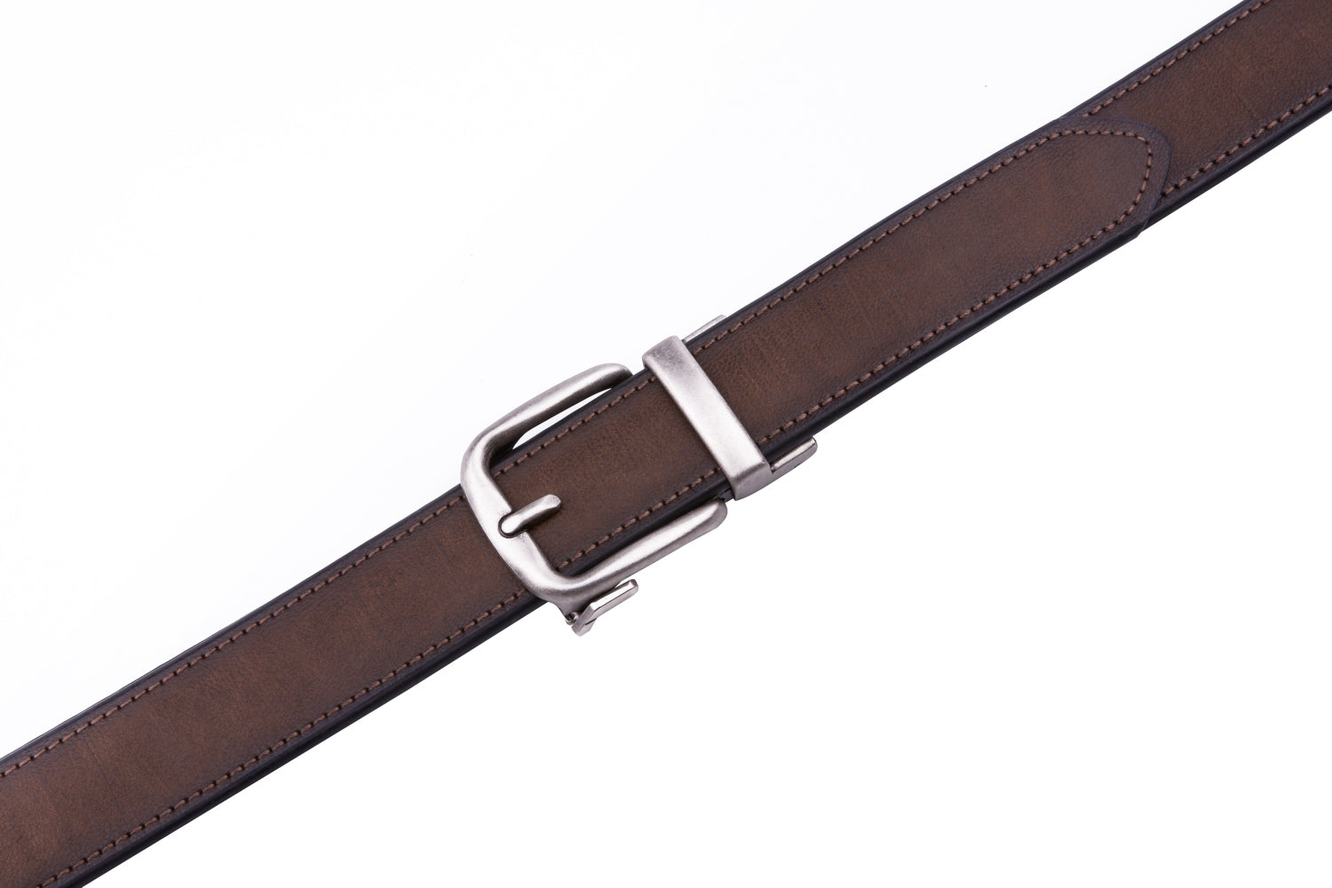 Vintage Pin Buckle Ratchet Teeth Men's Belt