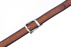 Vintage Pin Buckle Ratchet Teeth Men's Belt