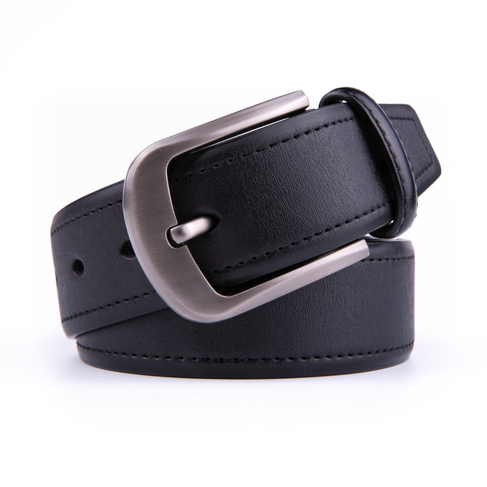 Classic Minimalist Single Prong Business Leather Belt for Men Main image