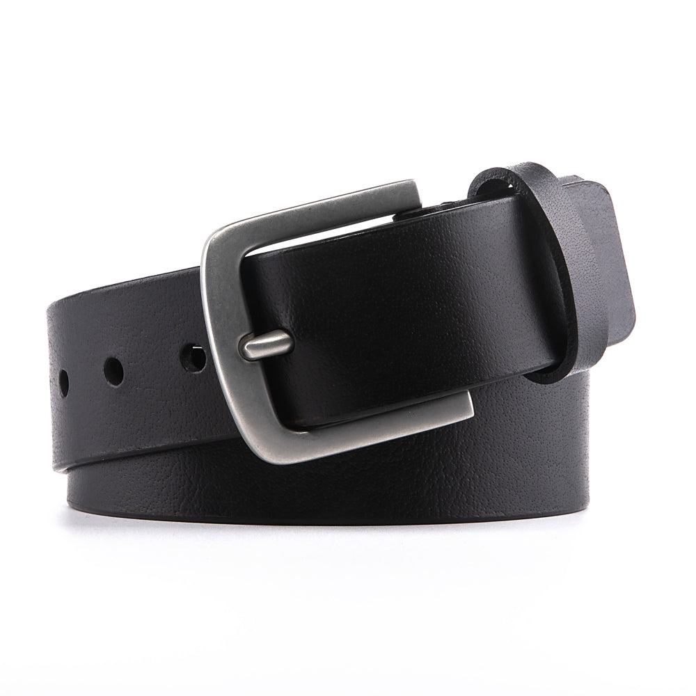 Minimalist Single Prong Top Grain Leather Men's Belt Main image
