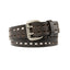 Vintage Distressed Double Prong Top Grain Leather Men's Belt