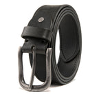 Vintage Distressed Single Pin Top Grain Leather Men's Belt