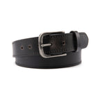 Vintage Distressed Single Pin Top Grain Leather Men's Belt