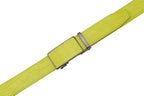 Crocodile Texture Patch Ratchet Buckle Red Teeth Men's Belt