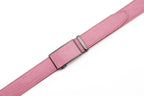 Crocodile Texture Patch Ratchet Buckle Red Teeth Men's Belt