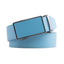 Carbon Fiber Texture Red Teeth Ratchet Buckle Business Belt for Men - Skyblue