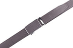 Carbon Fiber Texture Red Teeth Ratchet Buckle Business Belt for Men