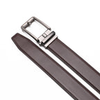 Ratchet Buckle Business Leather Belt for Men