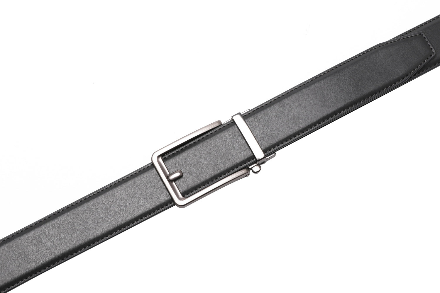 Ratchet Buckle Business Leather Belt for Men
