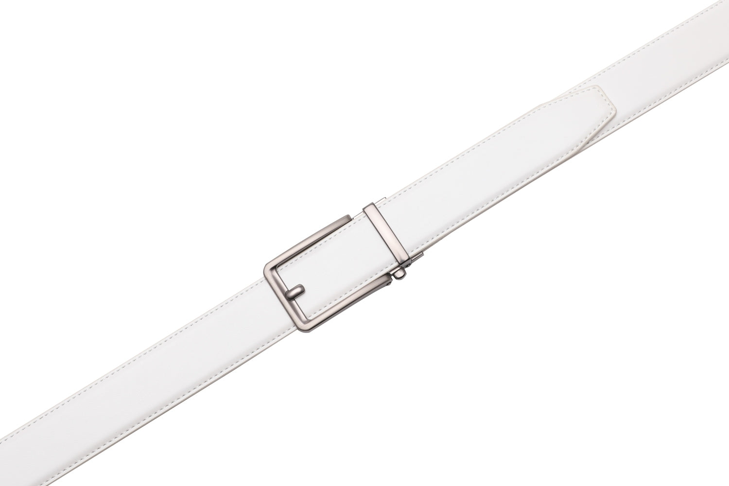 Ratchet Buckle Business Leather Belt for Men
