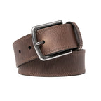 Men's Casual Genuine Leather Belt Jeans Solid Belts for Men 1.5inch Width