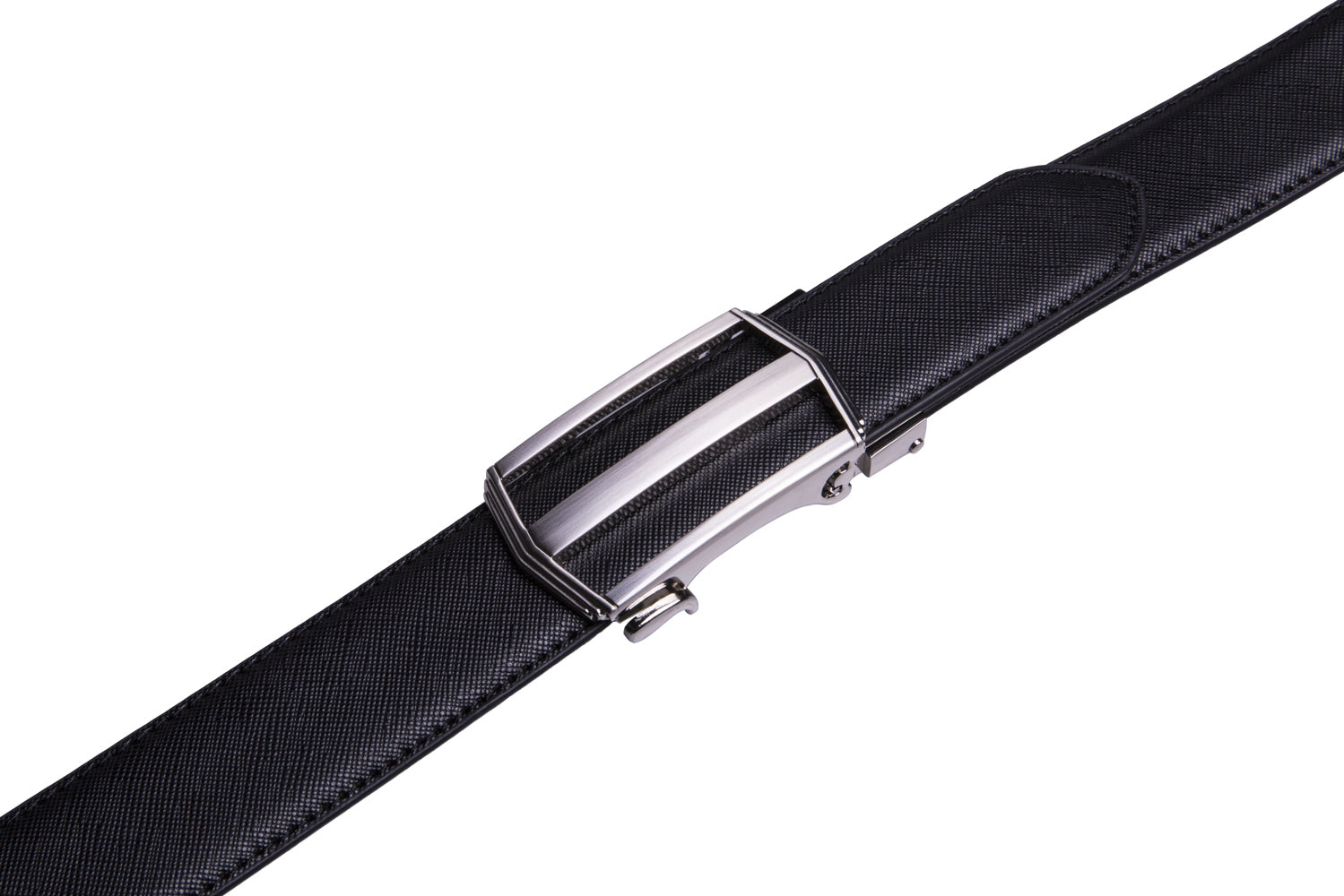 Minimalist Hollow Ratchet Buckle Business Belt for Men Secondary image
