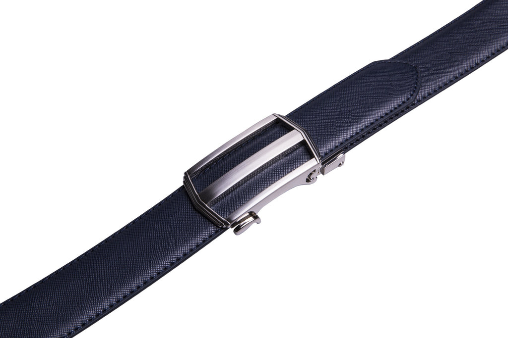 Minimalist Hollow Ratchet Buckle Business Belt for Men