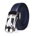 Minimalist Hollow Ratchet Buckle Business Belt for Men
