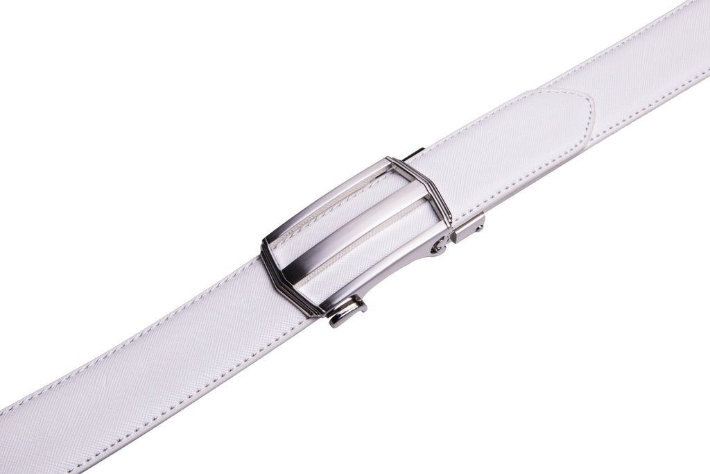 Minimalist Hollow Ratchet Buckle Business Belt for Men