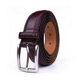 Men's Genuine Leather Dress Belt LA1015 Wholesale 1 dozen Per PACK